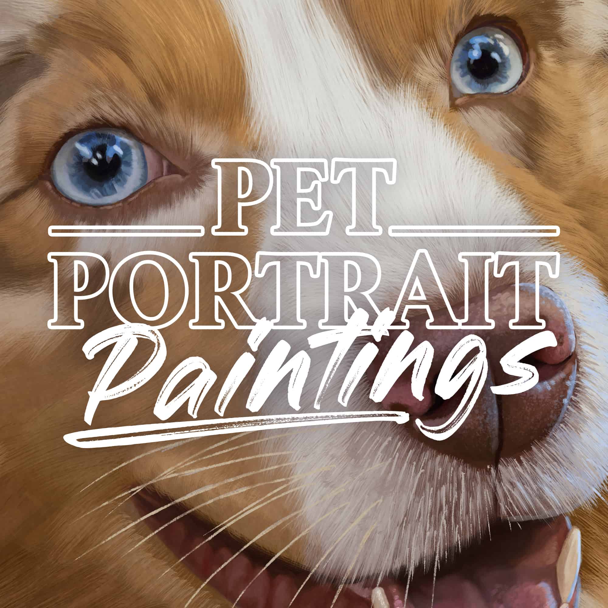 Pet Portrait Paintings Ian Moss Creative